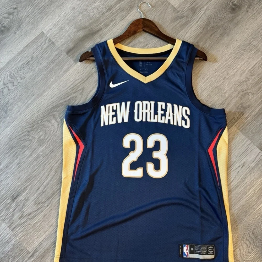 Nike Swingman Men’s Anthony Davis New Orleans‎ Pelicans Basketball Jersey Sz Lrg